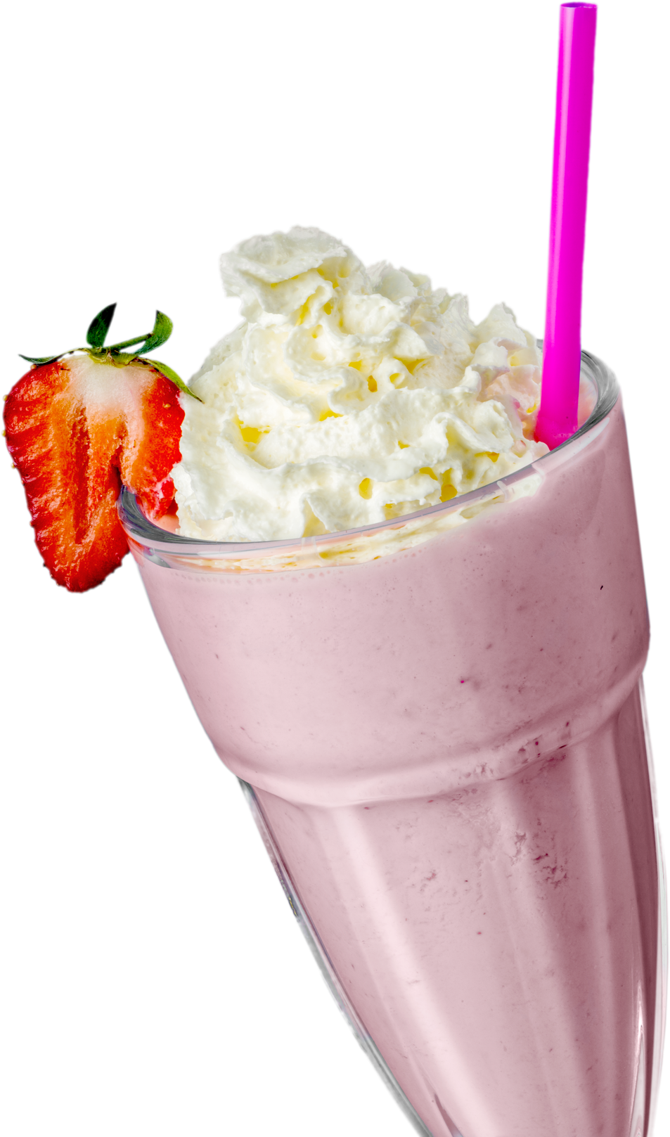 Strawberry Milkshake with Whipped Cream